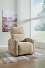 Starganza Taupe Performance Fabric,Next-Gen Nuvella™ Power Lift Recliner