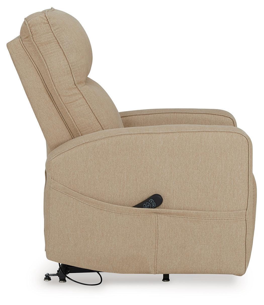 Starganza Taupe Performance Fabric,Next-Gen Nuvella™ Power Lift Recliner