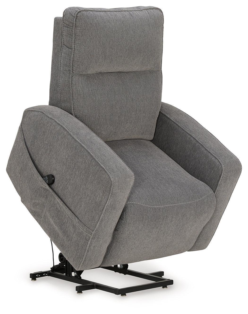 Starganza Gray Performance Fabric,Next-Gen Nuvella™ Power Lift Recliner