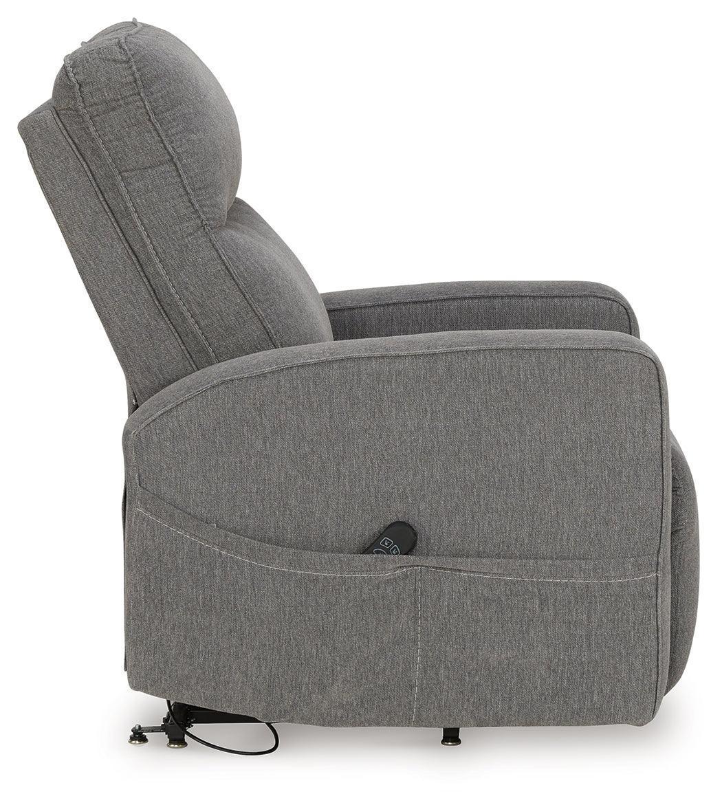 Starganza Gray Performance Fabric,Next-Gen Nuvella™ Power Lift Recliner