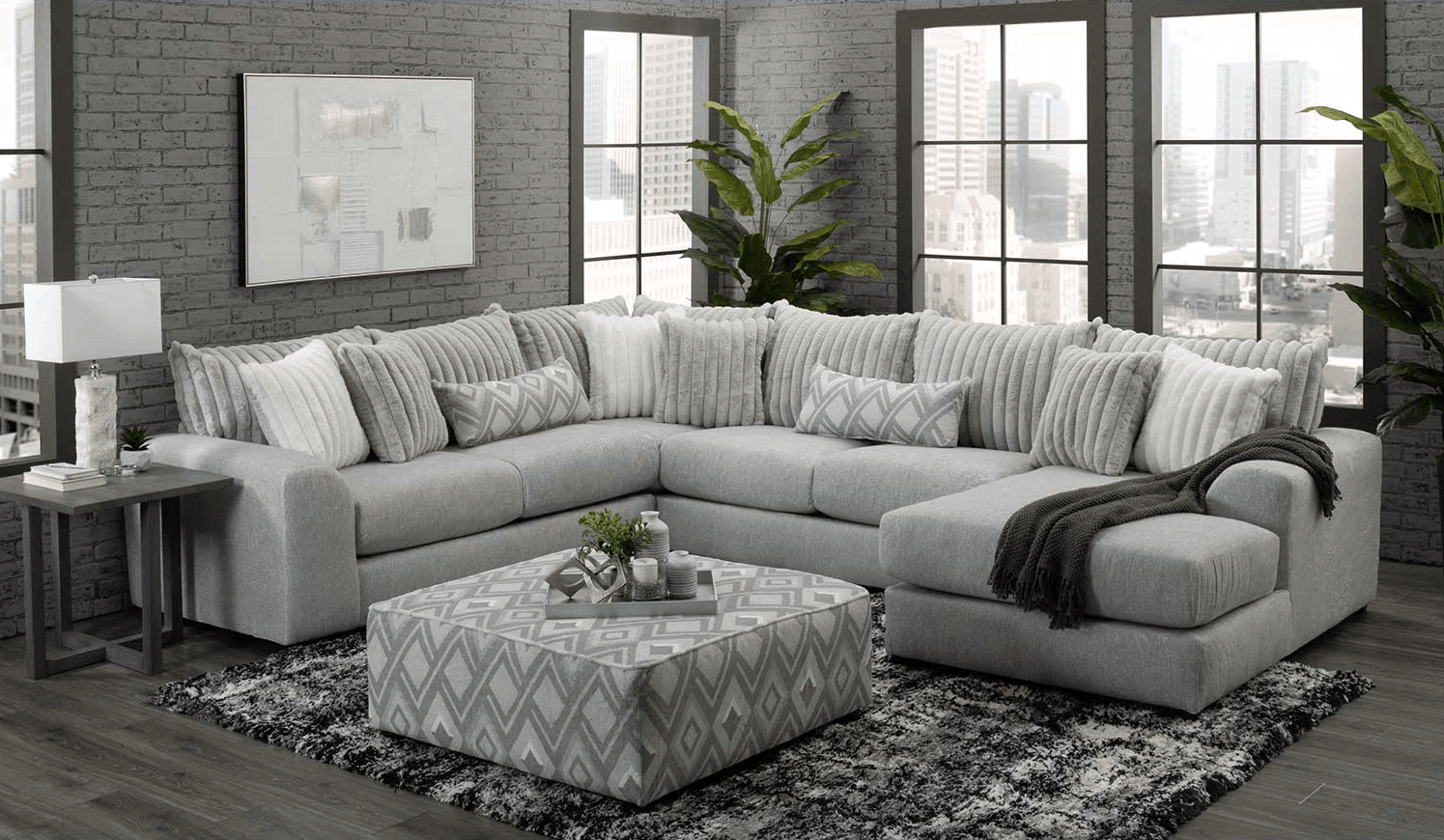 938 Venus - Oversized Sectional - Ella Furniture