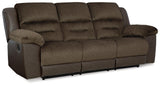 Dorman Chocolate Sofa, Loveseat and Recliner