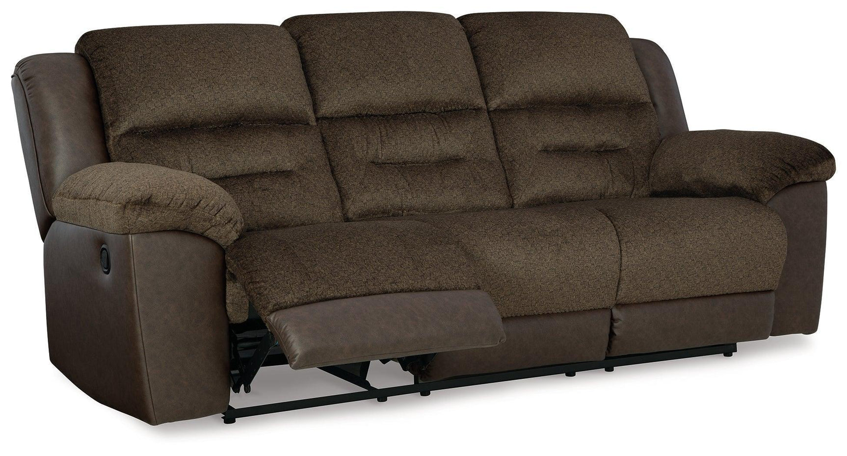 Dorman Chocolate Sofa, Loveseat and Recliner