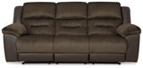 Dorman Chocolate Sofa, Loveseat and Recliner