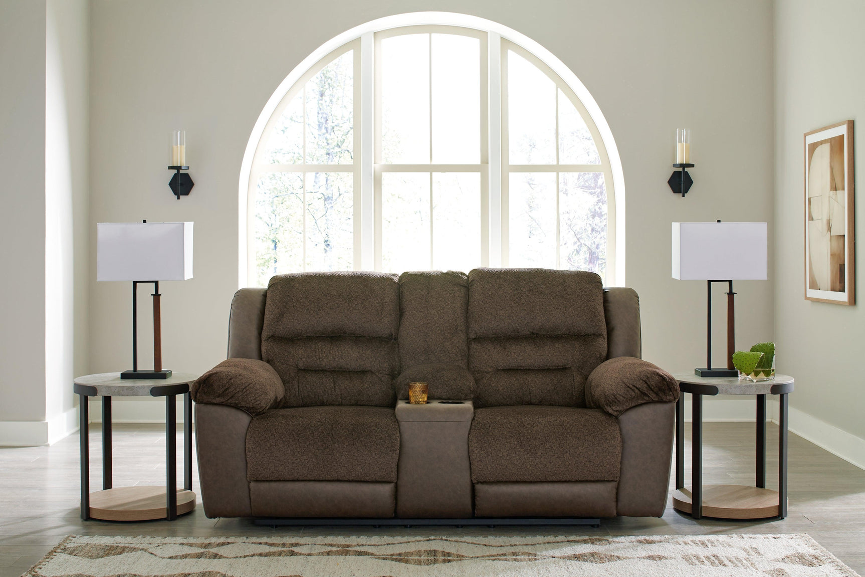 Dorman Chocolate Sofa, Loveseat and Recliner