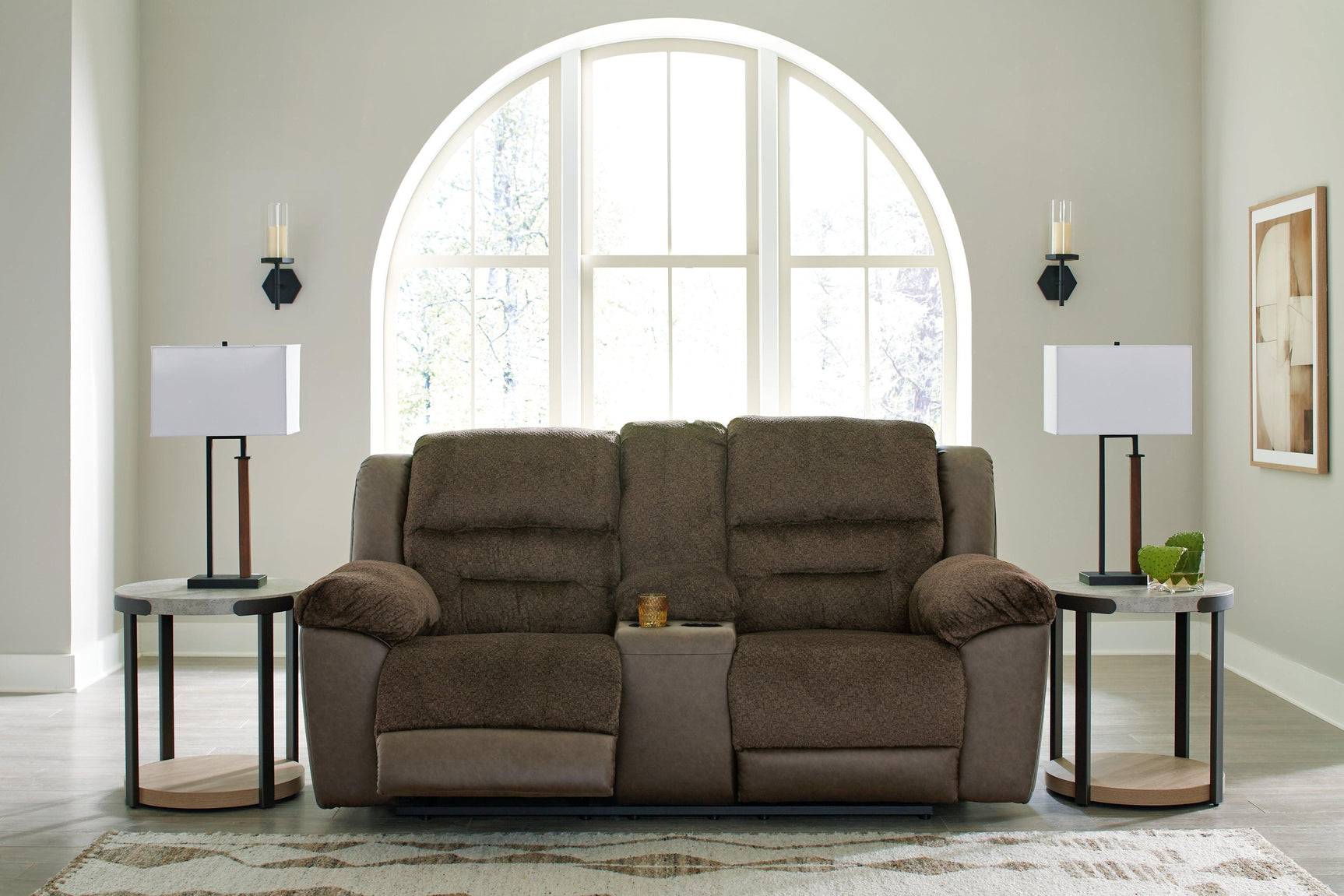 Dorman Chocolate Sofa, Loveseat and Recliner
