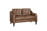 Mallory Brown Microfiber Living Room Set