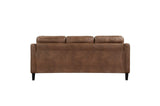 Mallory Brown Microfiber Living Room Set