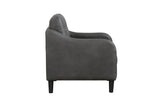 Mallory Gray Microfiber Living Room Set