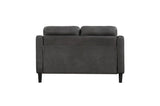 Mallory Gray Microfiber Living Room Set