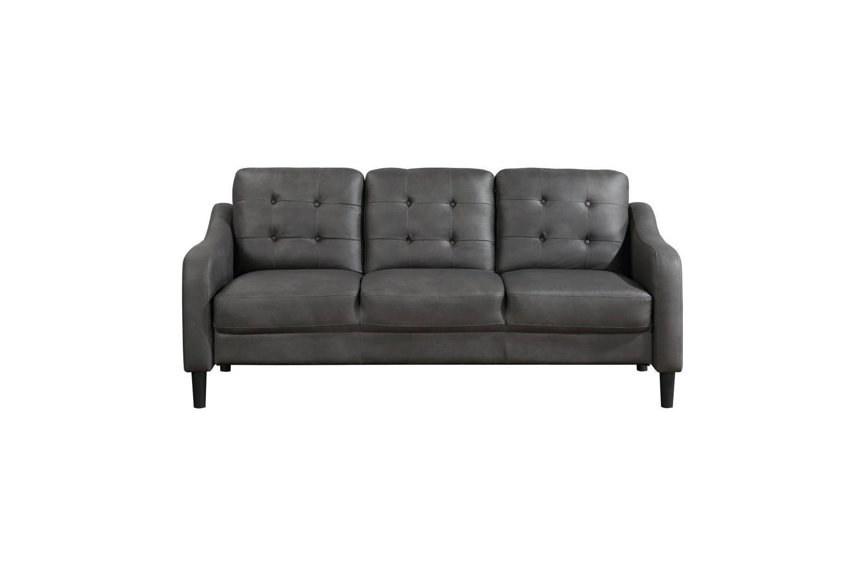 Mallory Gray Microfiber Living Room Set