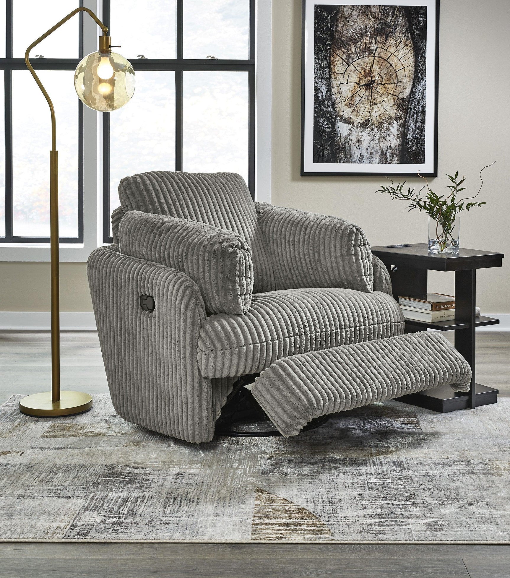 9490361 Swivel Glider Recliner - Ella Furniture
