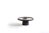 Romena Black Travertine 3-Piece Coffee Table Set