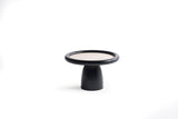 Romena Black Travertine 3-Piece Coffee Table Set