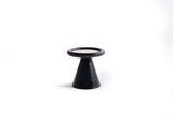 Romena Black Travertine 3-Piece Coffee Table Set