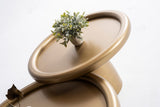 Romena Gold 3-Piece Coffee Table Set