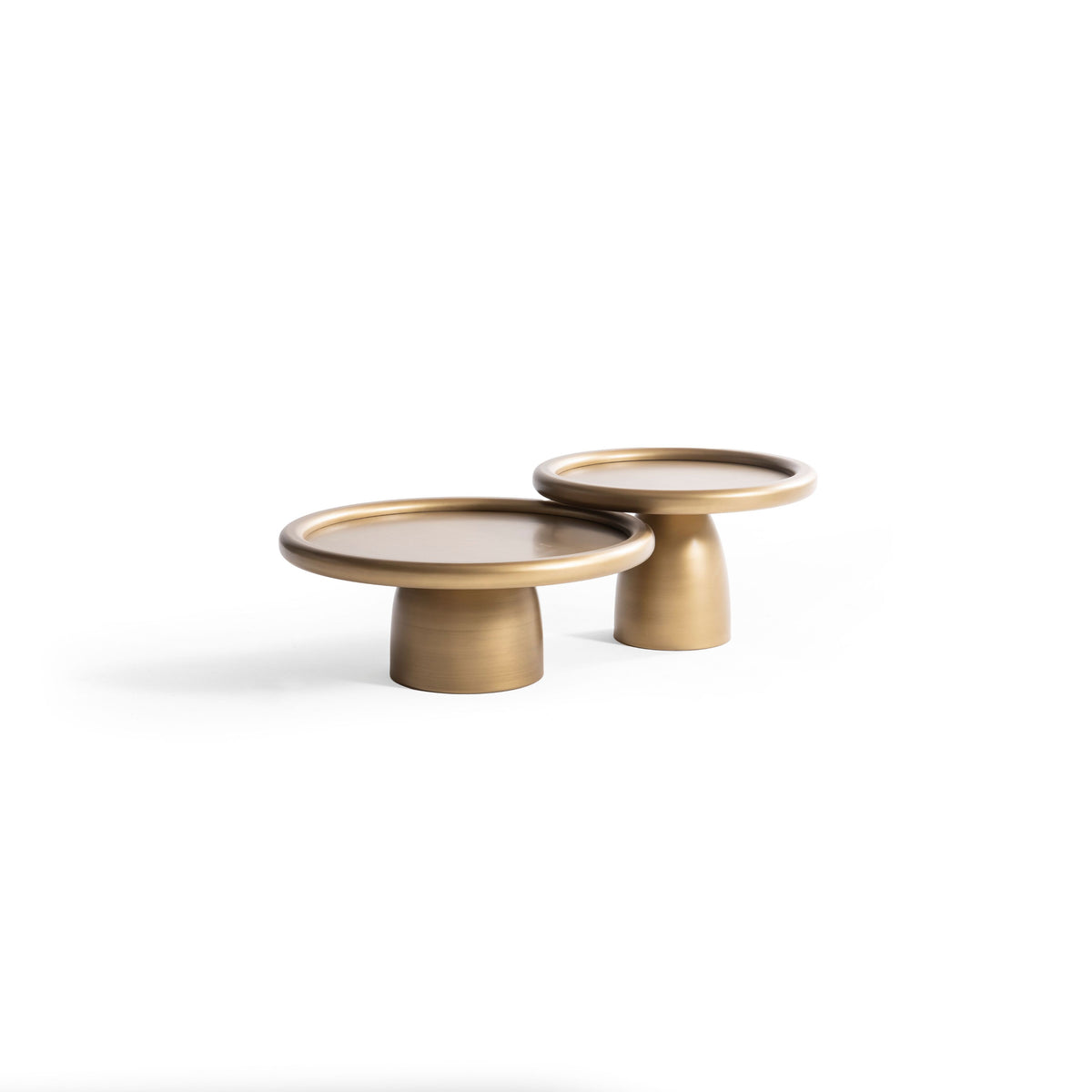 Romena Gold 3-Piece Coffee Table Set