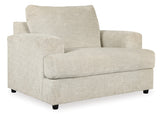 Soletren Stone Chair and Ottoman