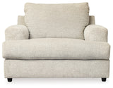 Soletren Stone Chenille Oversized Chair