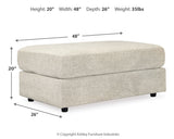 Soletren Stone Sofa, Loveseat, Chair and Ottoman