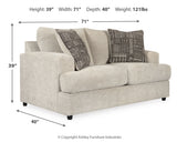 Soletren Stone Sofa and Loveseat