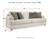 Soletren Stone Chenille Sofa