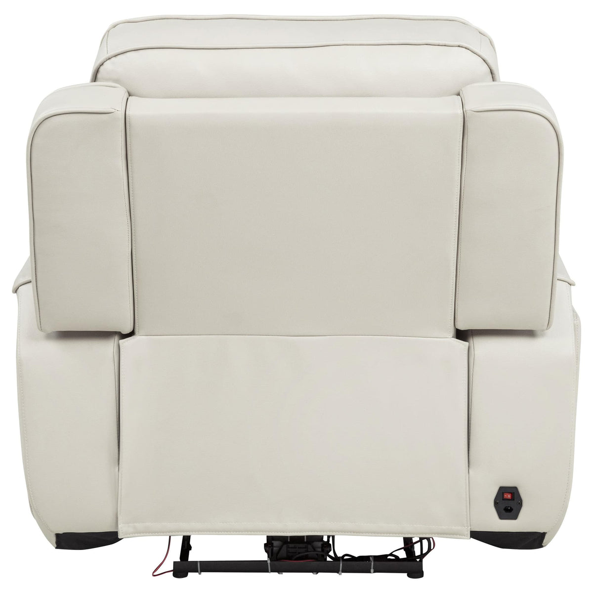Rojas Dual Power Recliner with Cupholder Storage and LED Lighting Greige — product image 6