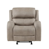 Sal Beige Rocker Recliner