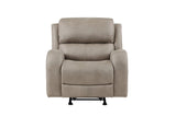 Pagosa Brown Microfiber Reclining Set