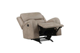 Pagosa Brown Microfiber Reclining Set
