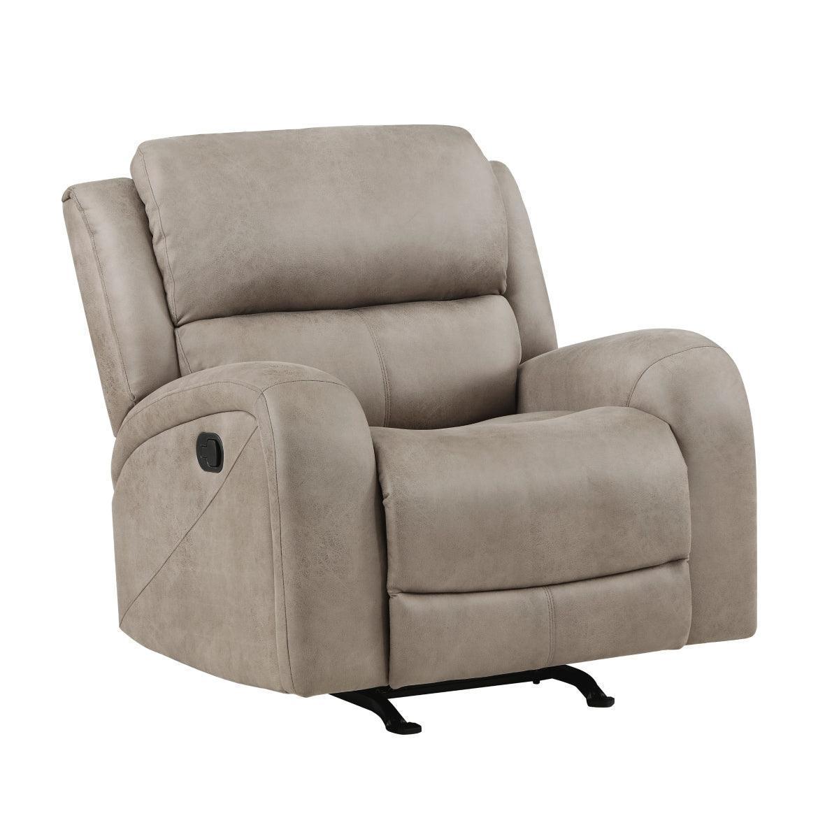 Sal Beige Rocker Recliner