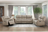 Pagosa Brown Microfiber Reclining Set