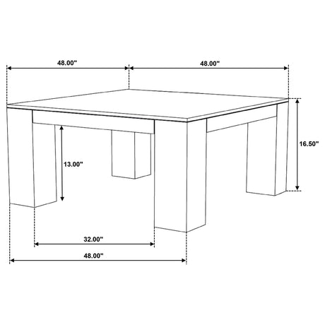 Butte 2-Piece Mango Wood Coffee and End Table Set Natural — product image 11