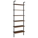 Owens 3-Piece 96-inch Wall Mounted Bookshelf Set Walnut