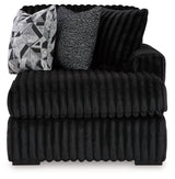 Midnight-Madness Onyx Velvet 3-Piece Sectional with Chaise