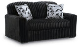 Midnight-Madness Onyx Sofa and Loveseat