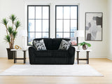 Midnight-Madness Onyx Sofa and Loveseat