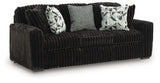 Midnight-Madness Onyx Velvet Sofa