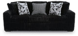 Midnight-Madness Onyx Sofa and Loveseat