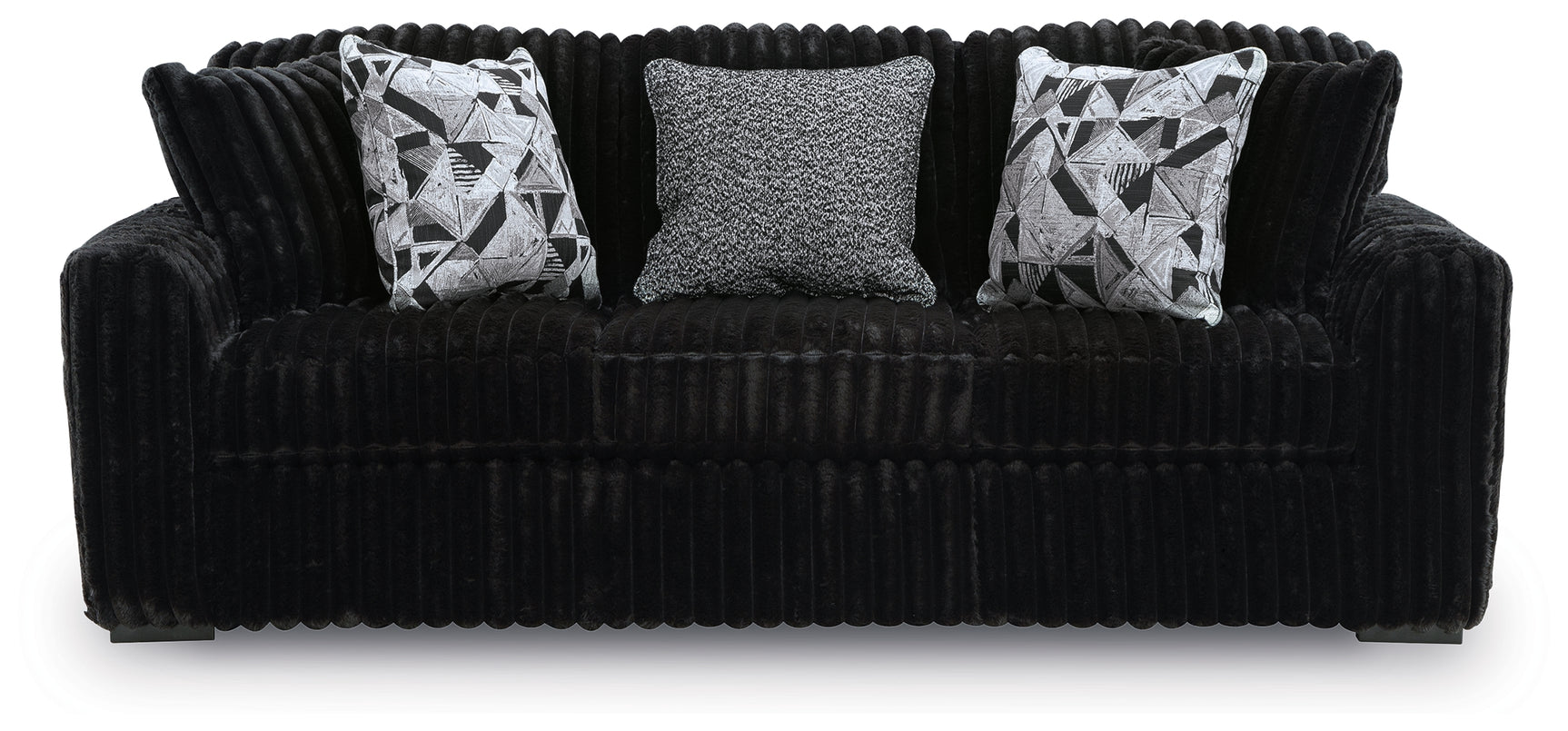 Midnight-Madness Onyx Sofa and Loveseat