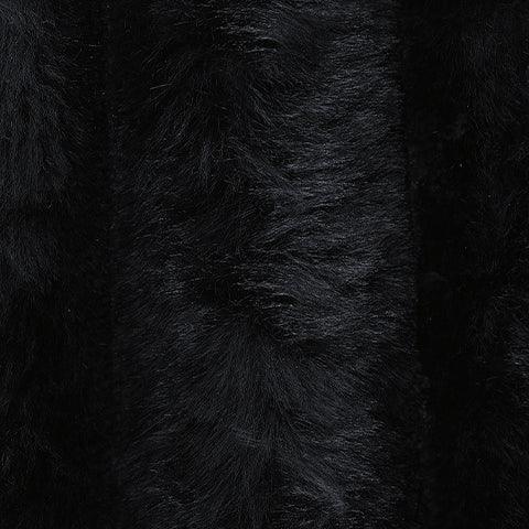 Midnight-Madness Onyx Velvet 3-Piece Sectional