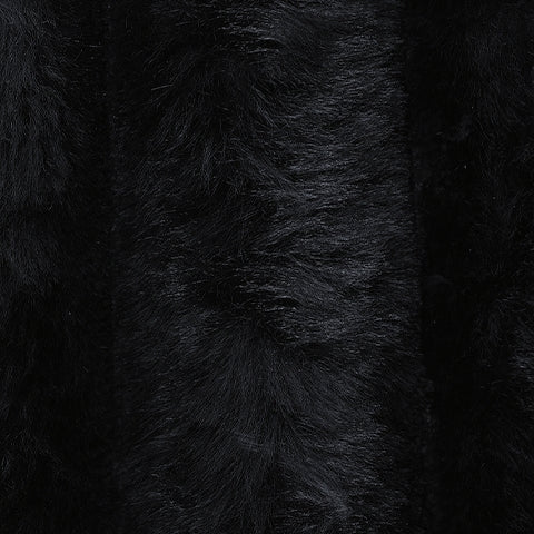 Midnight-Madness Onyx Velvet 2-Piece Sectional