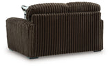 Midnight-Madness Chocolate Loveseat