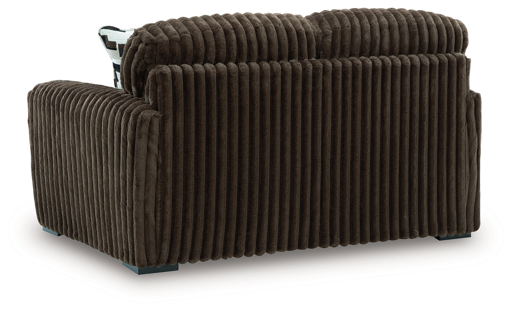 Midnight-Madness Chocolate Loveseat