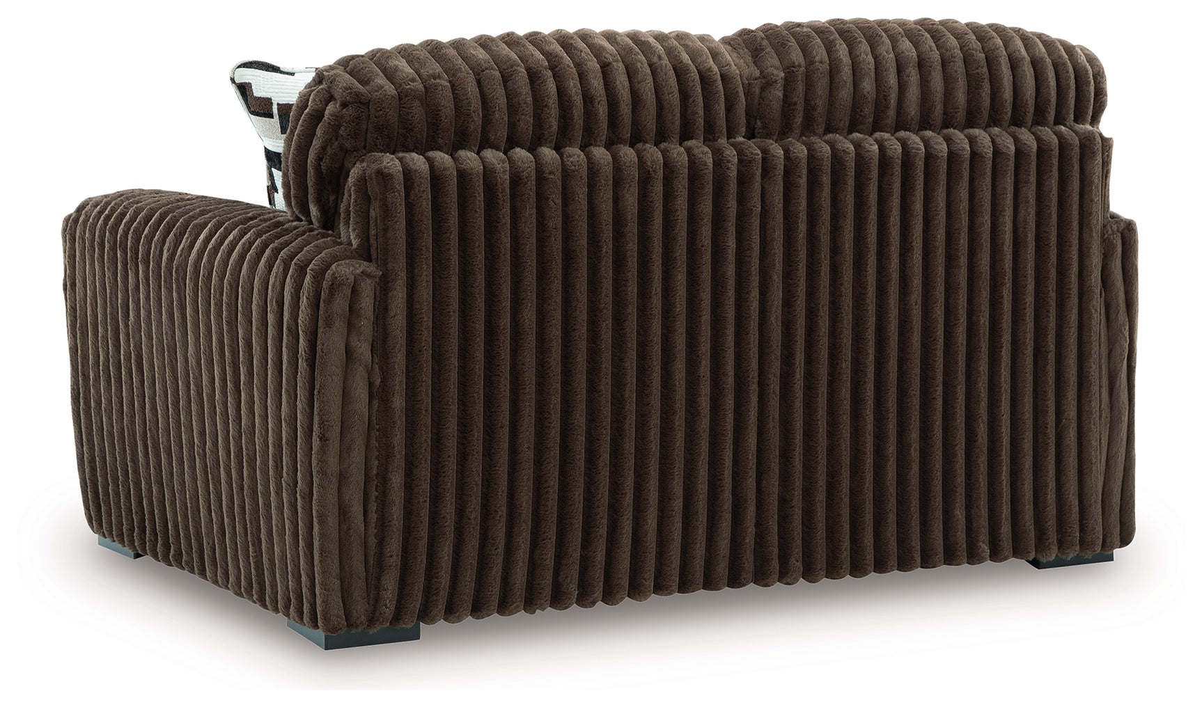 Midnight-Madness Chocolate Sofa and Loveseat