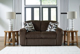 Midnight-Madness Chocolate Sofa and Loveseat