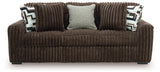 Midnight-Madness Chocolate Sofa and Loveseat
