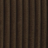 Midnight-Madness Chocolate Velvet Oversized Accent Ottoman