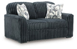 Midnight-Madness Gunmetal Sofa and Loveseat
