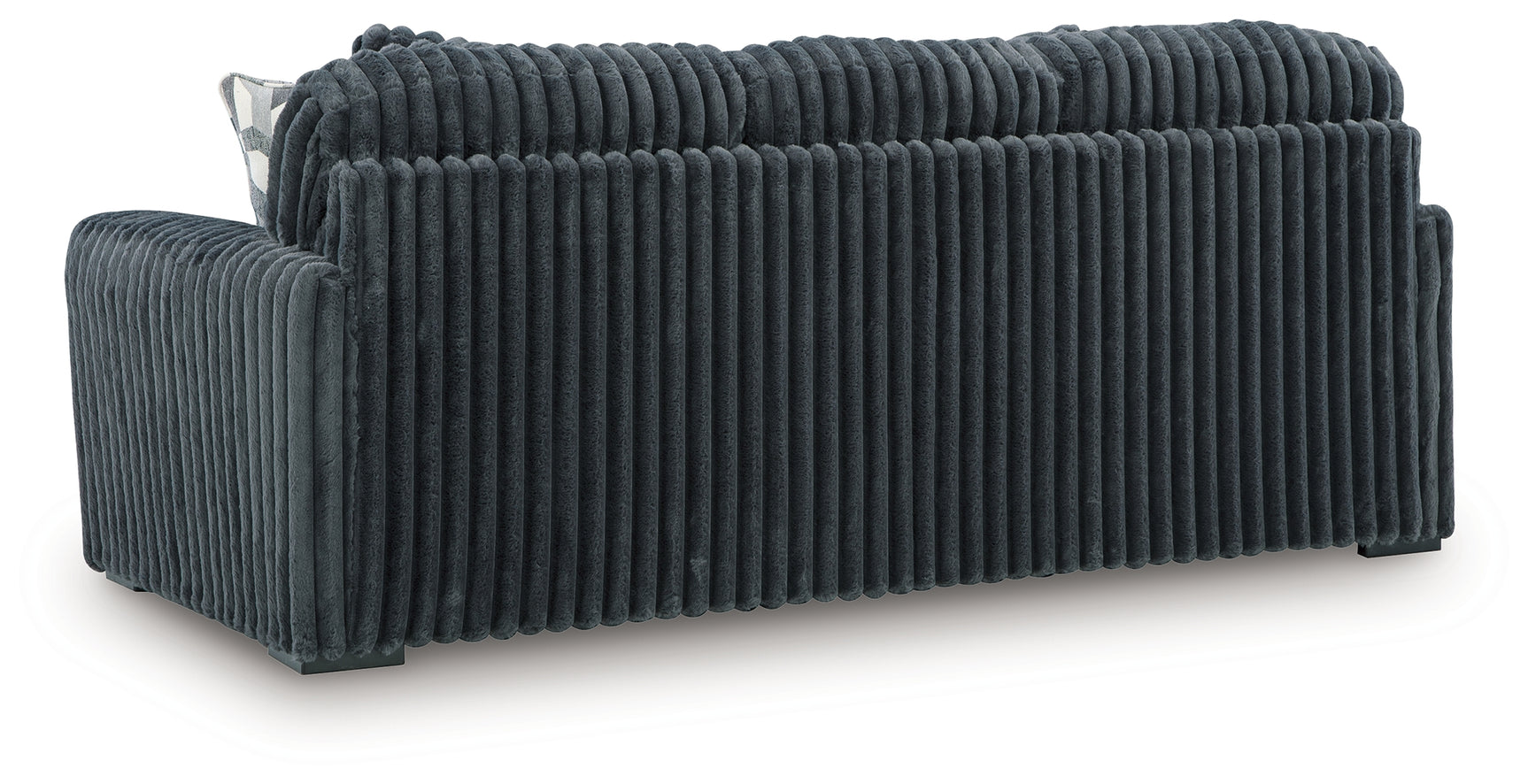 Midnight-Madness Gunmetal Sofa and Loveseat